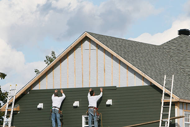 Professional Wood Siding technician working in Pisgah Forest, NC